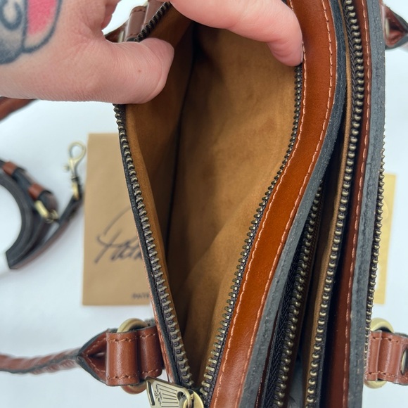 NWT Patricia Nash Calvi Satchel Watercolor Butterfly Purse Heritage Coll… - Picture 13 of 14